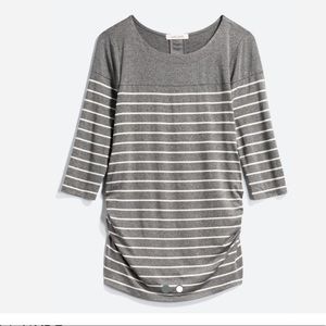 Laila Jayde Taranto Maternity Button Back Knit Top